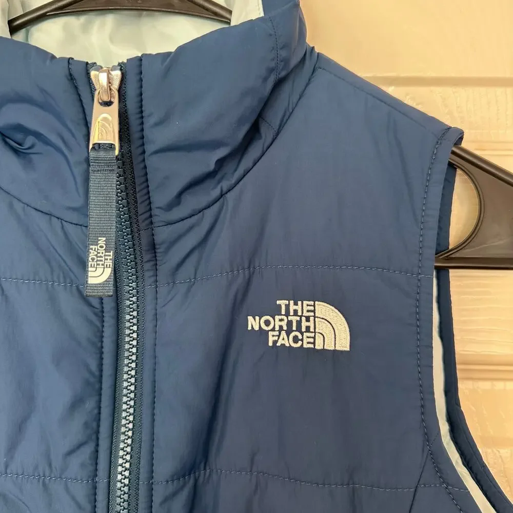 The North Face Girl’s Harway Quilted Puffer Vest Size L (14/16) Blue Winter